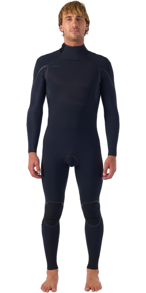 2026 O'Neill Hombres Hyperfreak Fire 5/4+mm Back Zip Neopreno 5676 - Black